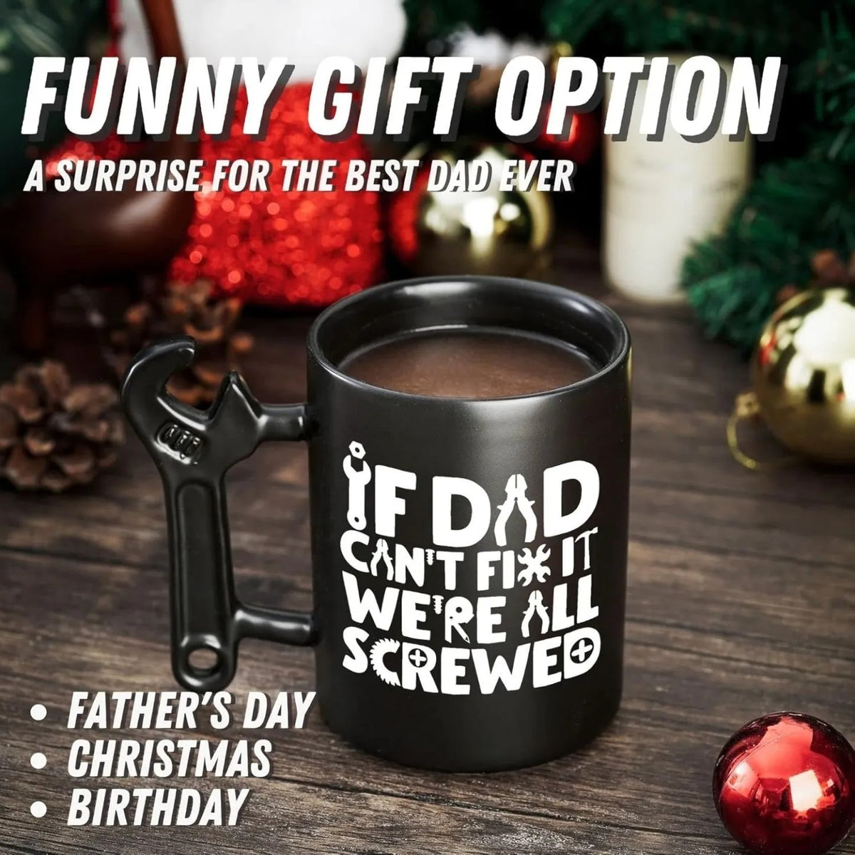 Wrench Handle Coffee Mug