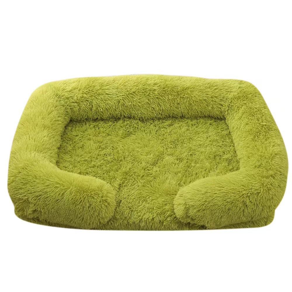 Plush Round Cat Bed