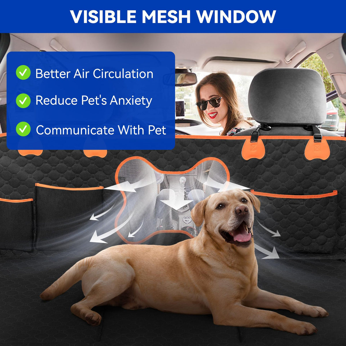 Waterproof and scratch-resistant car dog pad