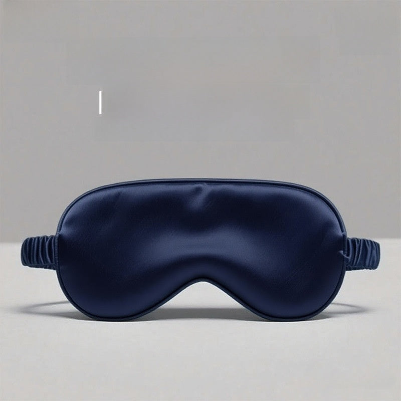 100% Mulberry Silk Sleep Mask, Double-Sided, 99.6% Light Blocking, Breathable Eye Mask for Sleeping with No-Pressure Fit
