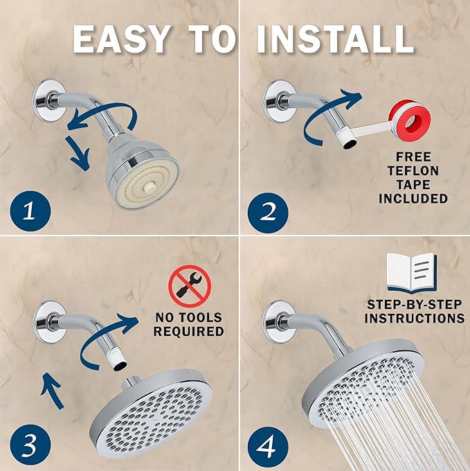 Shower Round Top Sprinkler Bathroom Shower Shower Set
