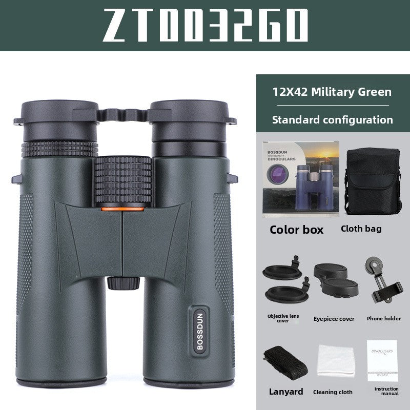 ED12X42 High Power Binoculars with Night Vision and Waterproof Feature