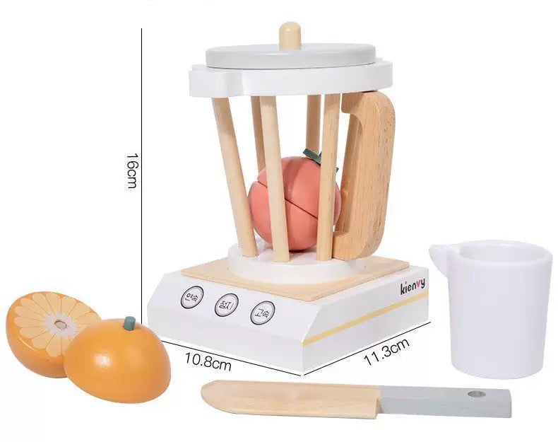 Wooden Kids Pretend Play Kitchen Set