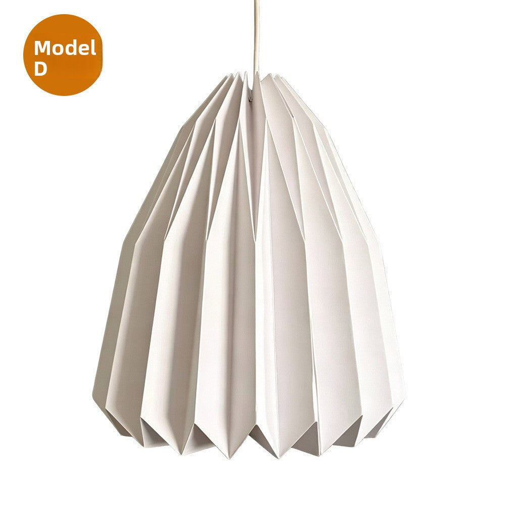 Foldable Paper Pendant Lamp Shade Creative Home Lighting
