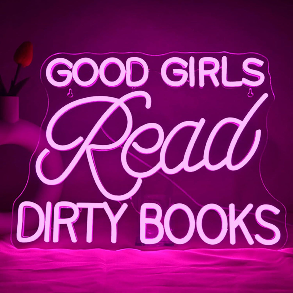 Dimmable LED Reading Neon Sign Wall Decor Light