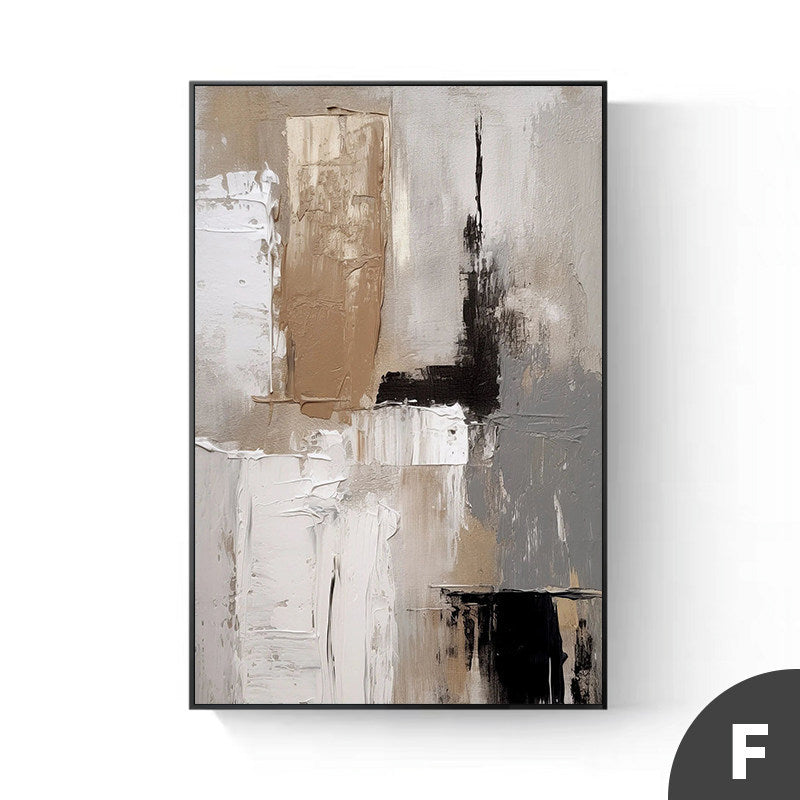 Abstract Textured Wall Art for Modern Interior Decoration