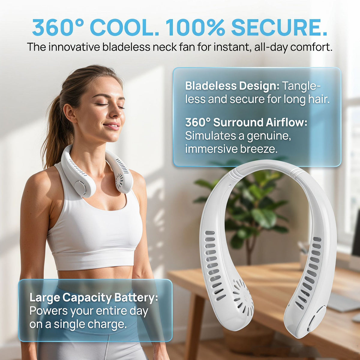 Bladeless Neck Fan