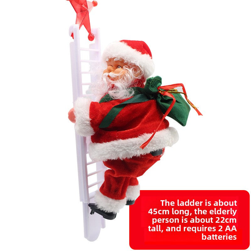 Electric Climbing Santa Claus Toy