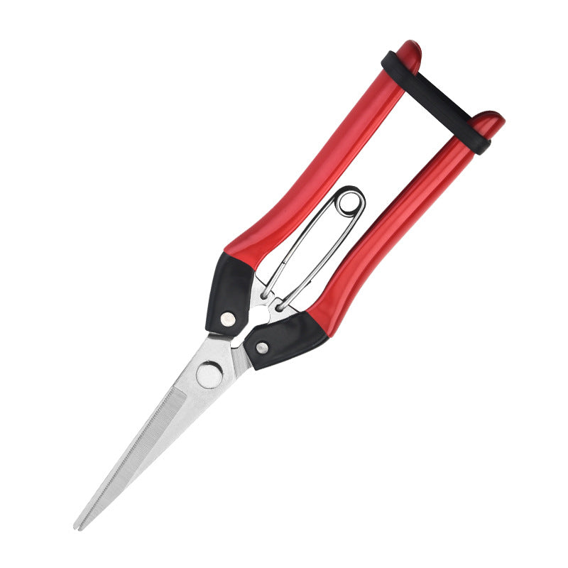 Stainless Steel Multifunctional Rubber Handle Garden Pruning Shears