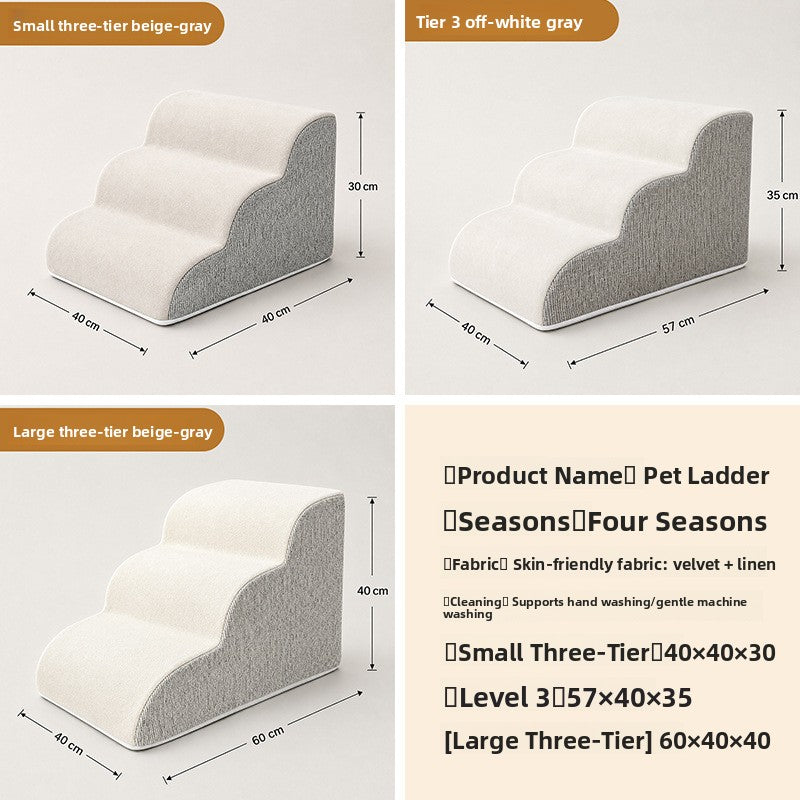 Detachable Pet Step Ramp with Anti-Slip Surface