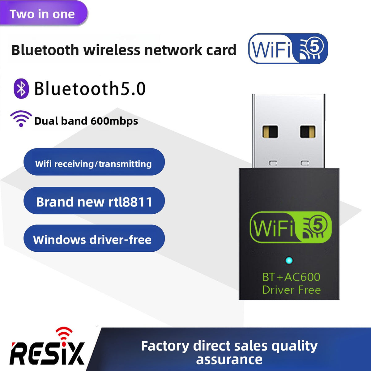 1300Mbps Dual-Band USB WiFi Adapter