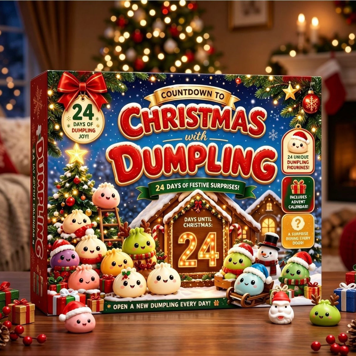 24 Days Christmas Countdown Calendar Blind Box