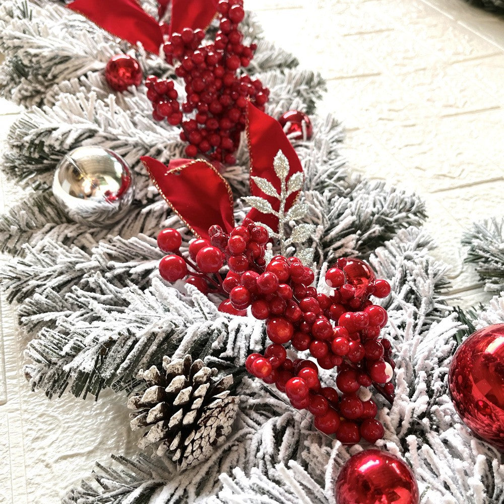 Christmas Flocking Garland Set