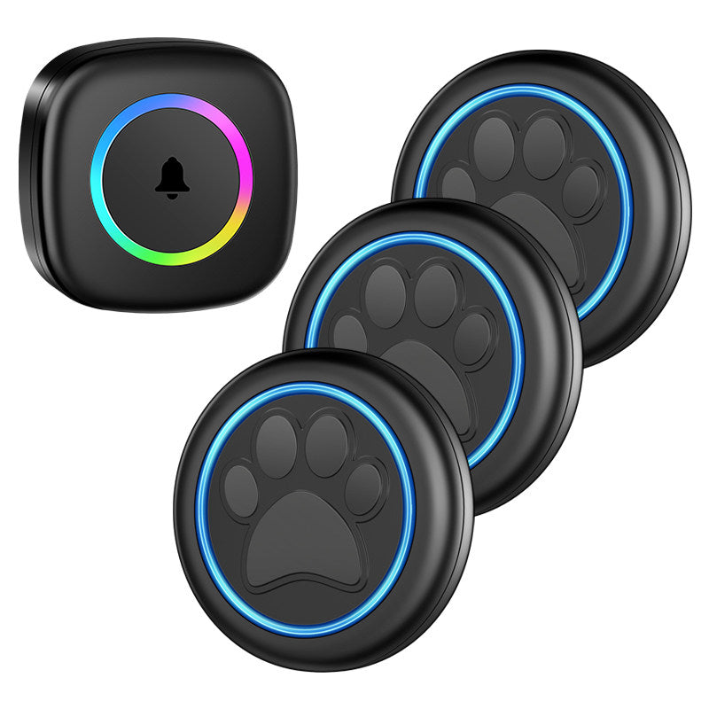 Waterproof pet touch wireless doorbell color
