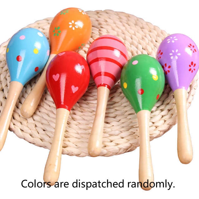 Wooden Sand Hammer Music Toy