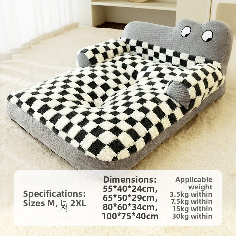 Warm Removable Washable Pet Dog Cat Bed