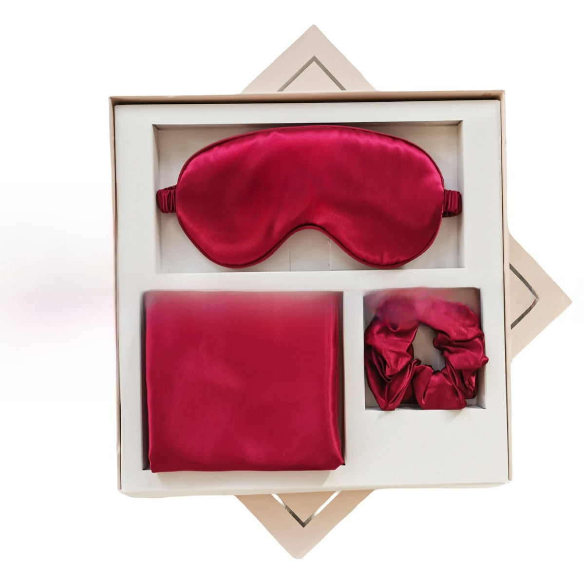 Silk-like four-piece sleep eye mask set