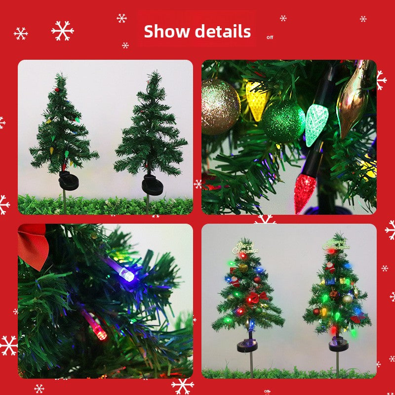 Solar Christmas Tree Garden Decorative Light