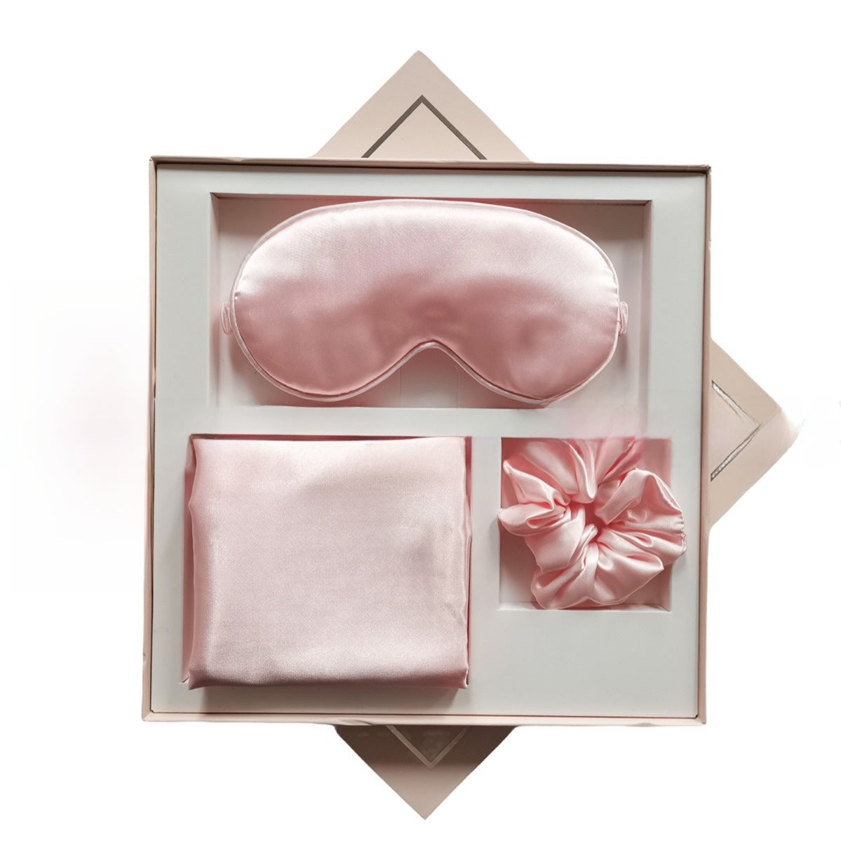 Silk-like four-piece sleep eye mask set