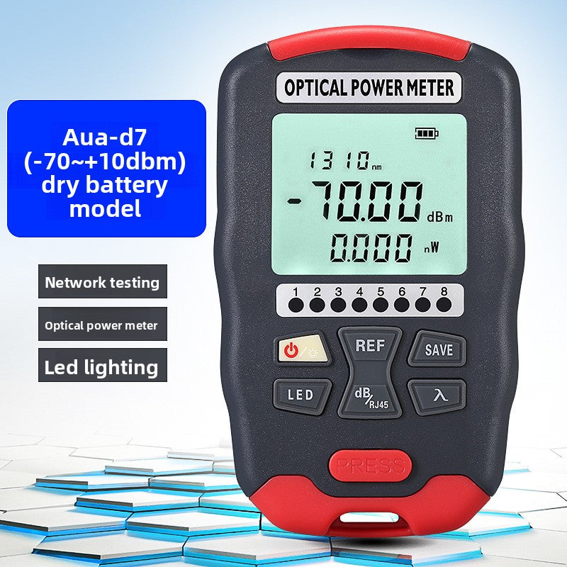 3-in-1 Optical Power Meter and RJ45 Tester