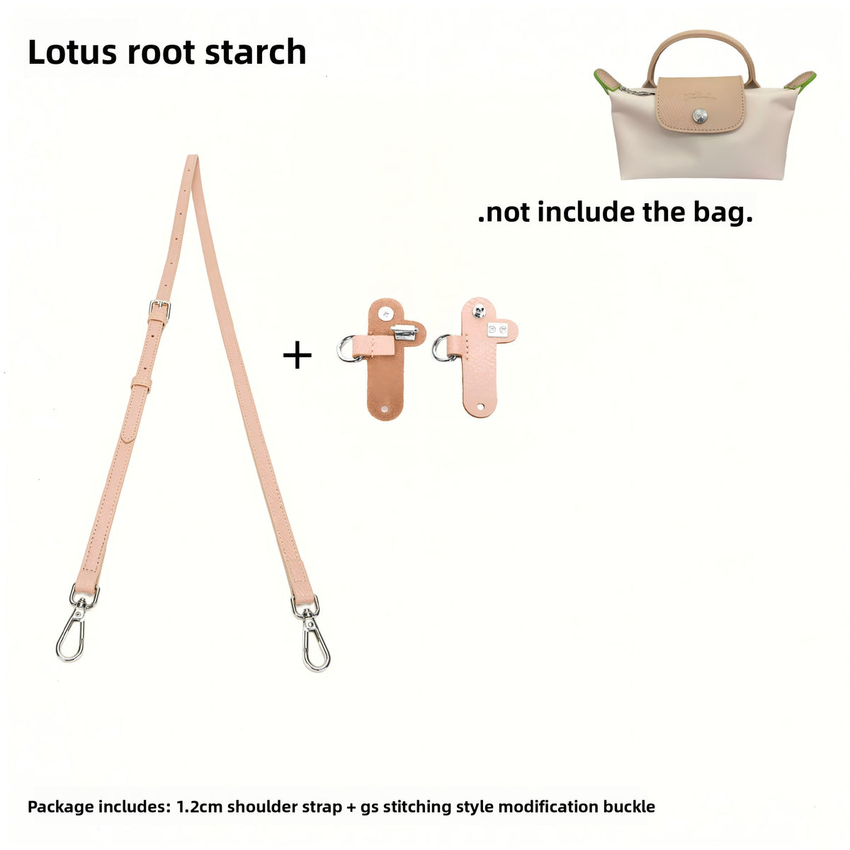 Adjustable No-Drill Shoulder Strap for Tote Bags