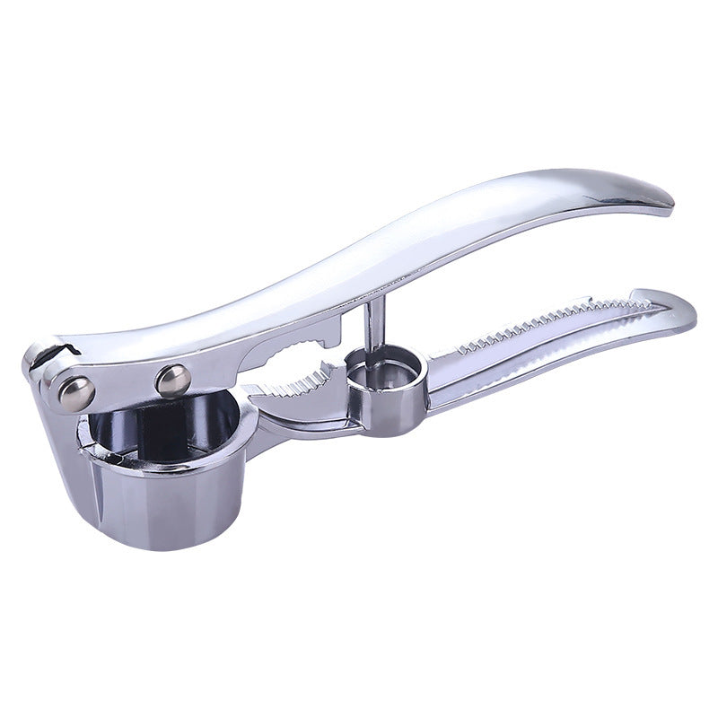 Manual Zinc Alloy Garlic Press Multifunctional Kitchen Tool