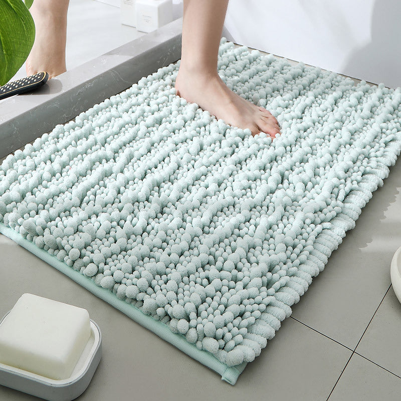 Thick Absorbent Chenille Bath Mat Non Slip Long Pile Home Floor Rug Machine Washable