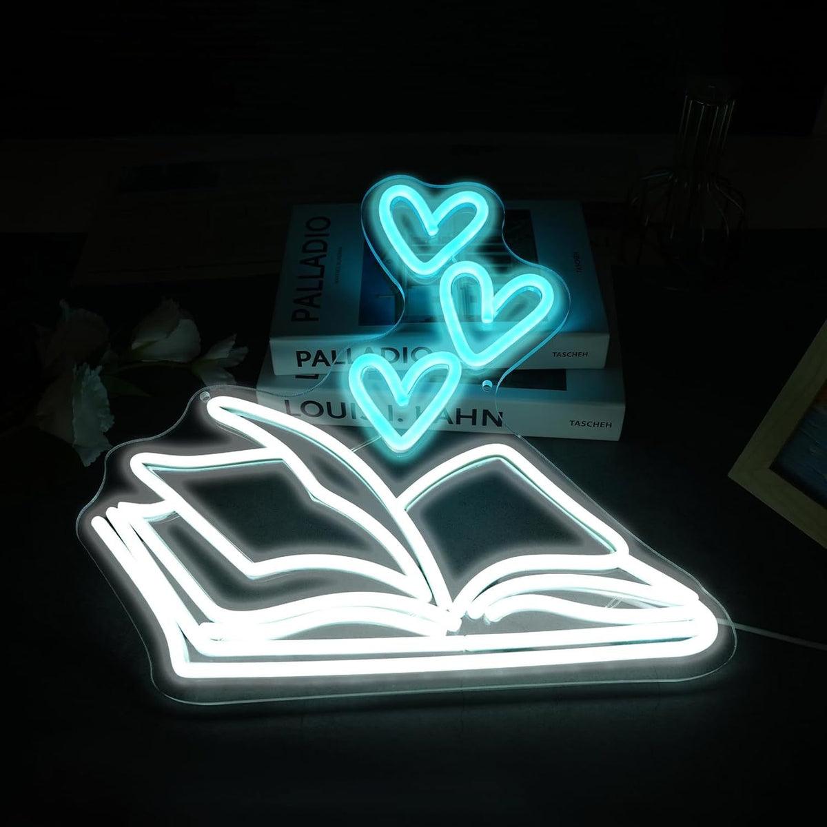 Dimmable LED Reading Neon Sign Wall Decor Light