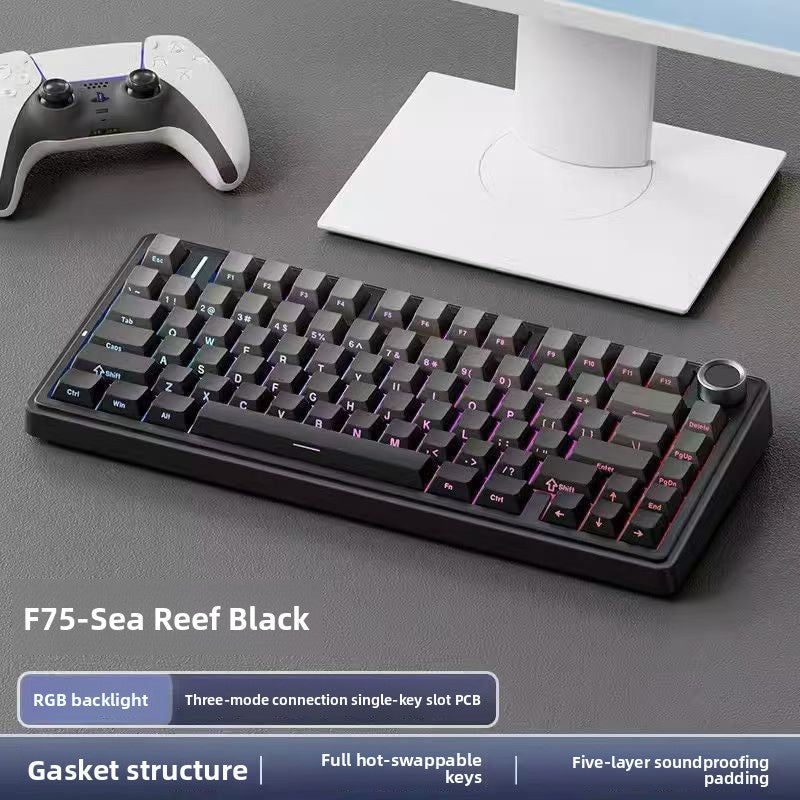 Three-Mode Hot-Swap Gasket Mechanical Keyboard