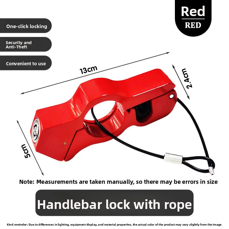Aluminum Alloy Motorcycle Handlebar Lock
