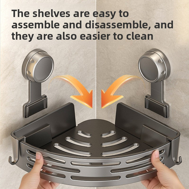 Suction Cup Bathroom Storage Shelf