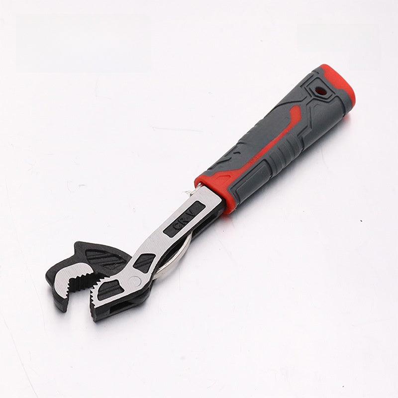 Quick self-locking wrench with large opening