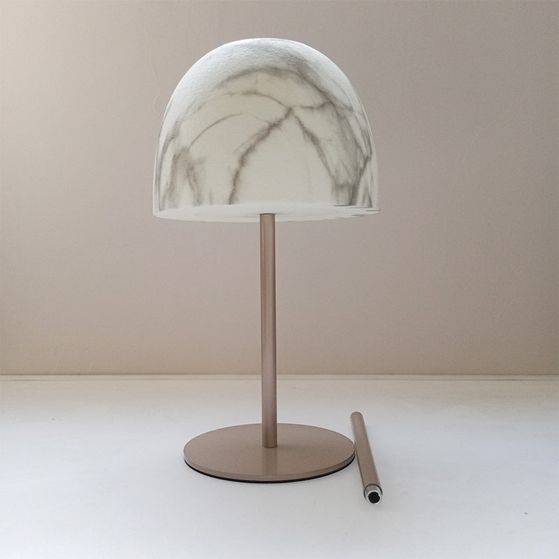 Marble Pattern Rechargeable Touch Table Lamp