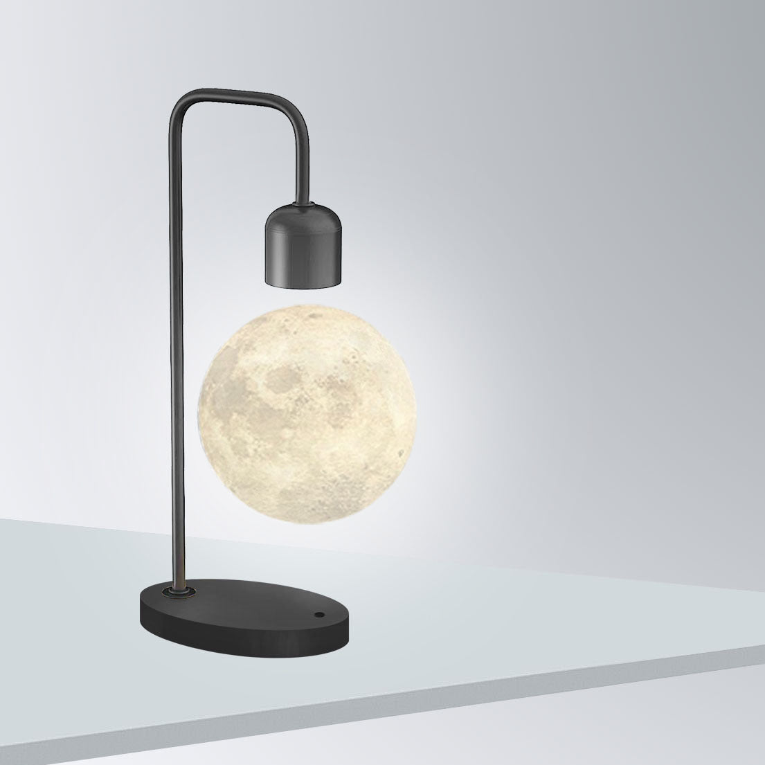 Magnetic Levitation Moon Lamp with Wireless Charging
