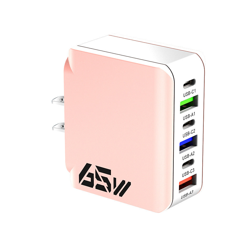 65W Multi Port USB PD Charger