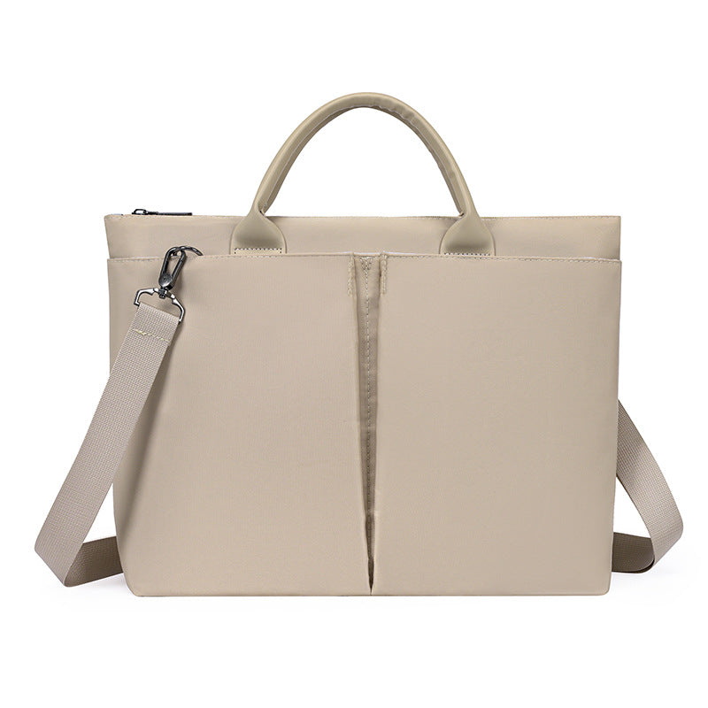 Women's Thin Laptop Bag Large Capacity Waterproof Document Briefcase