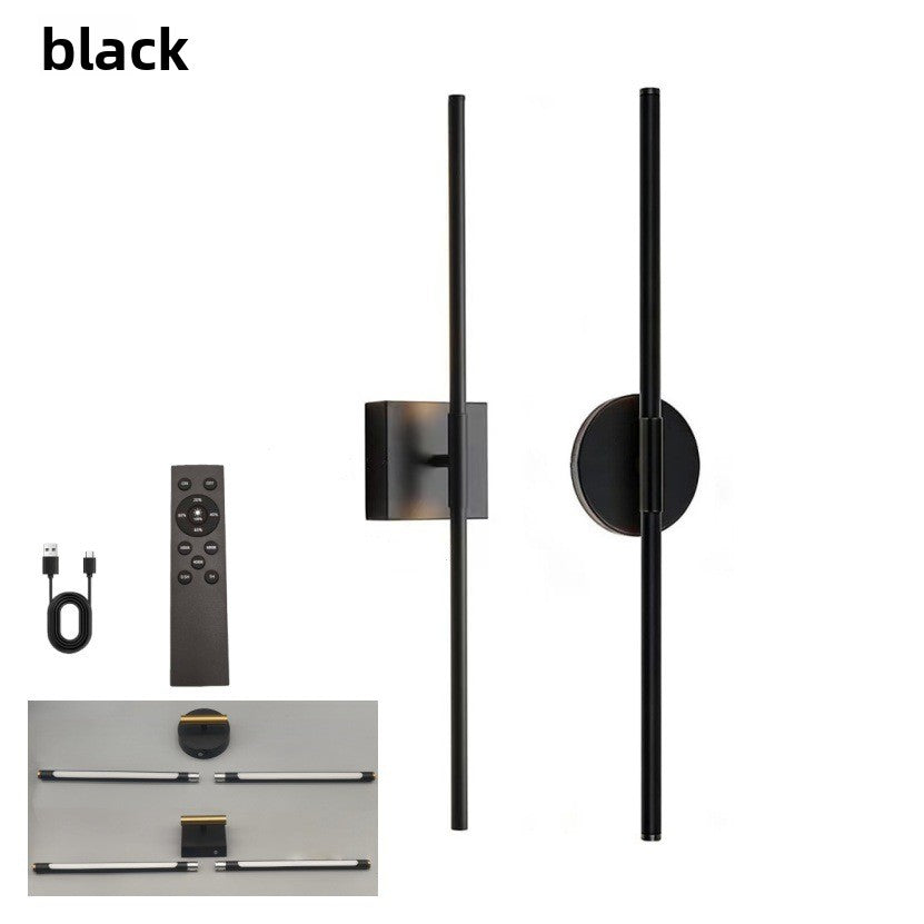 Rechargeable Cordless LED Wall Light with Magnetic Mounting Remote Control