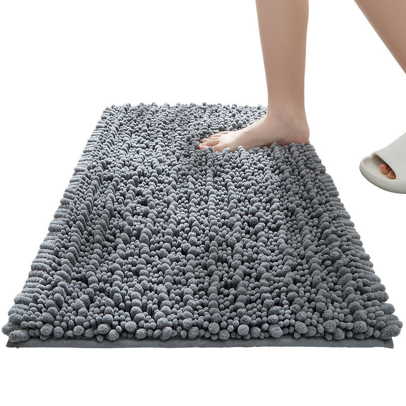 Thick Absorbent Chenille Bath Mat Non Slip Long Pile Home Floor Rug Machine Washable