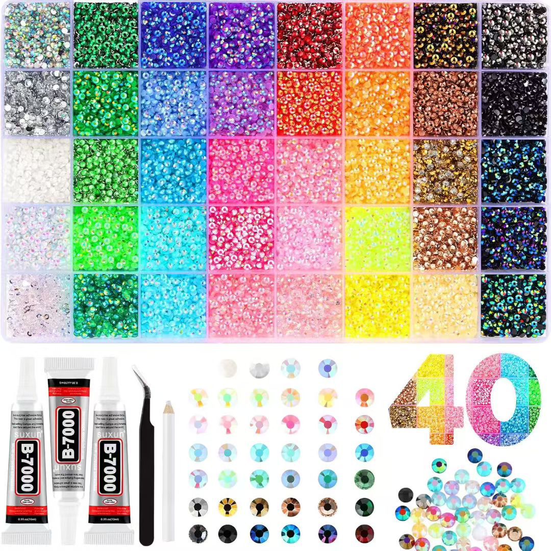 Resin Rhinestone Set
