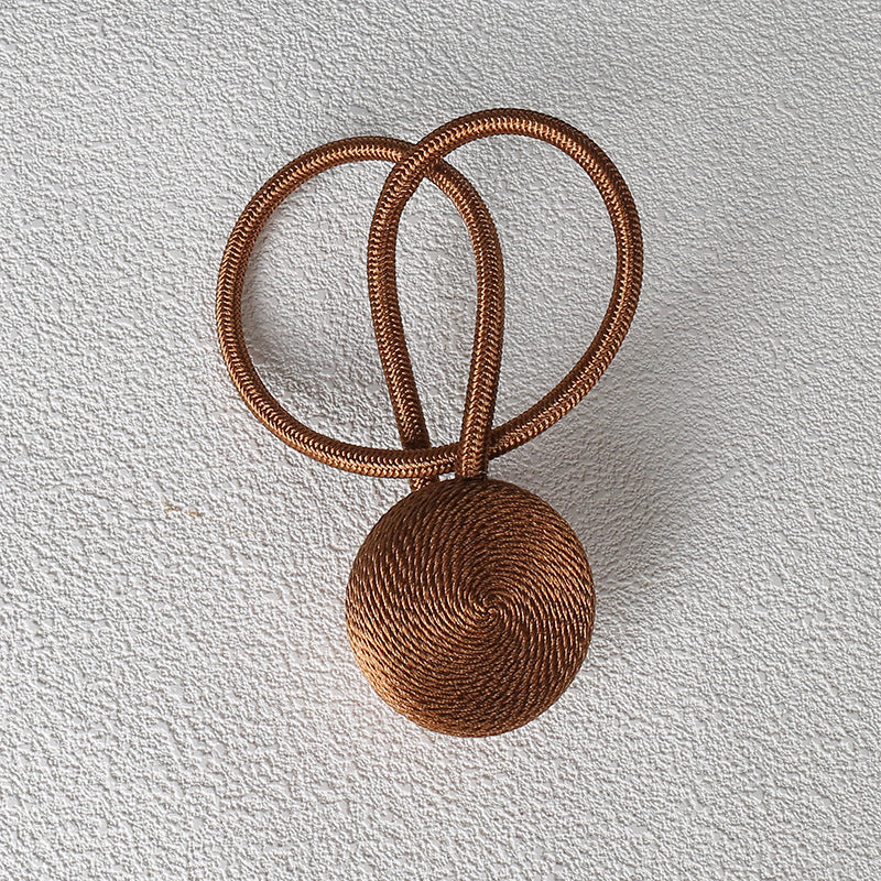 Round Magnetic Curtain Tiebacks No-Drill Curtain Clips