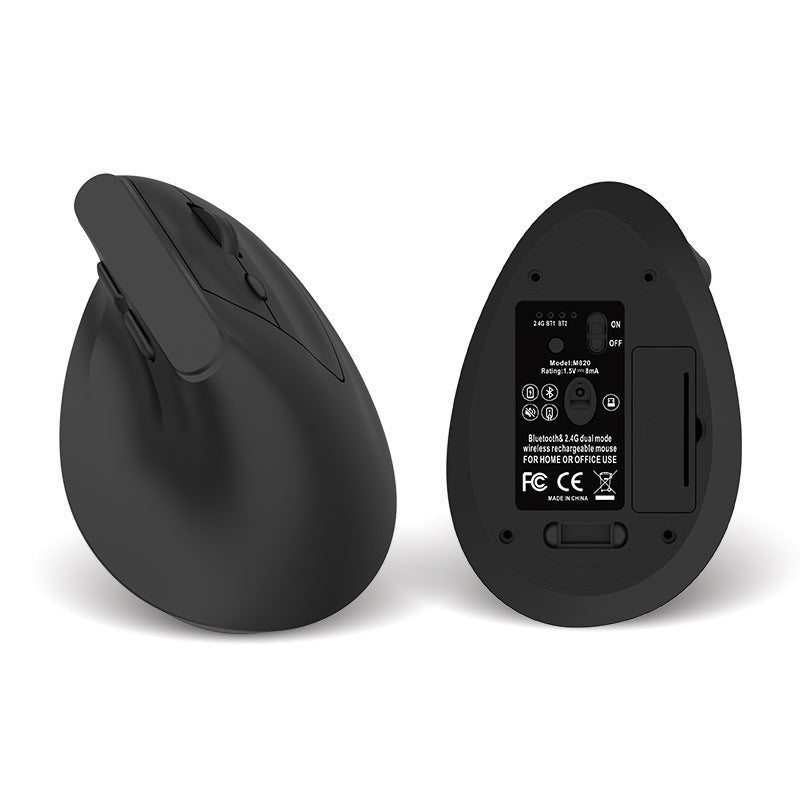 Ergonomic Vertical Wireless Mouse with Silent Click