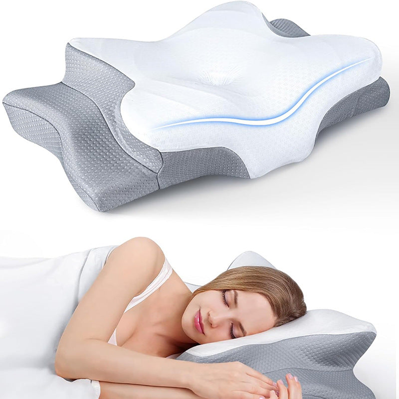 Butterfly shaped pillow memory cotton pillow cervical pillow