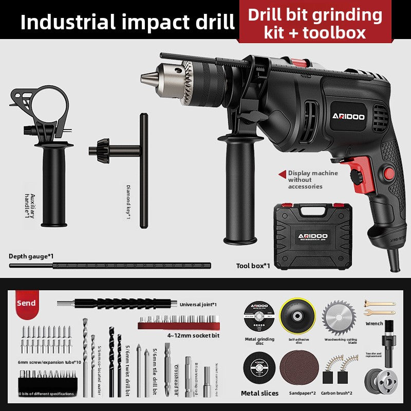 Multifunctional Electric Hand Drill with Adjustable Speed