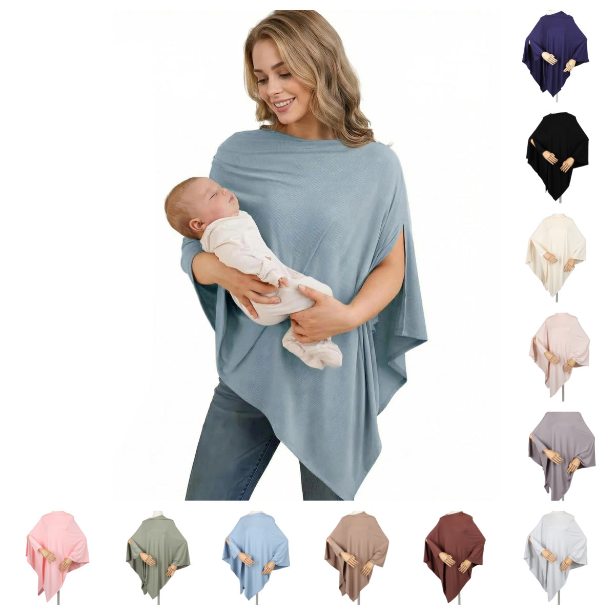 360 degree multifunctional nursing scarf baby wrap towel nursing towel