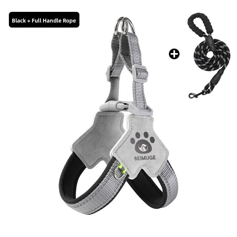 Adjustable Reflective Dog Harness with Anti-Escape Design