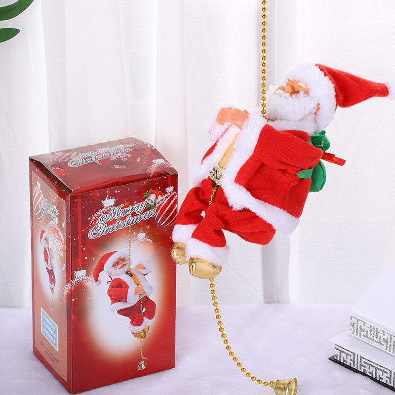 Climbing Pearl Santa Claus Electric Toy