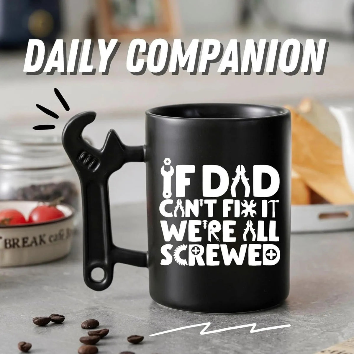 Wrench Handle Coffee Mug