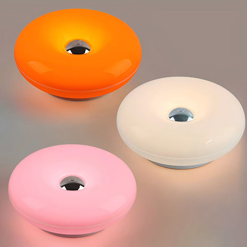 Modern Donut Shaped Touch Bedside Lamp