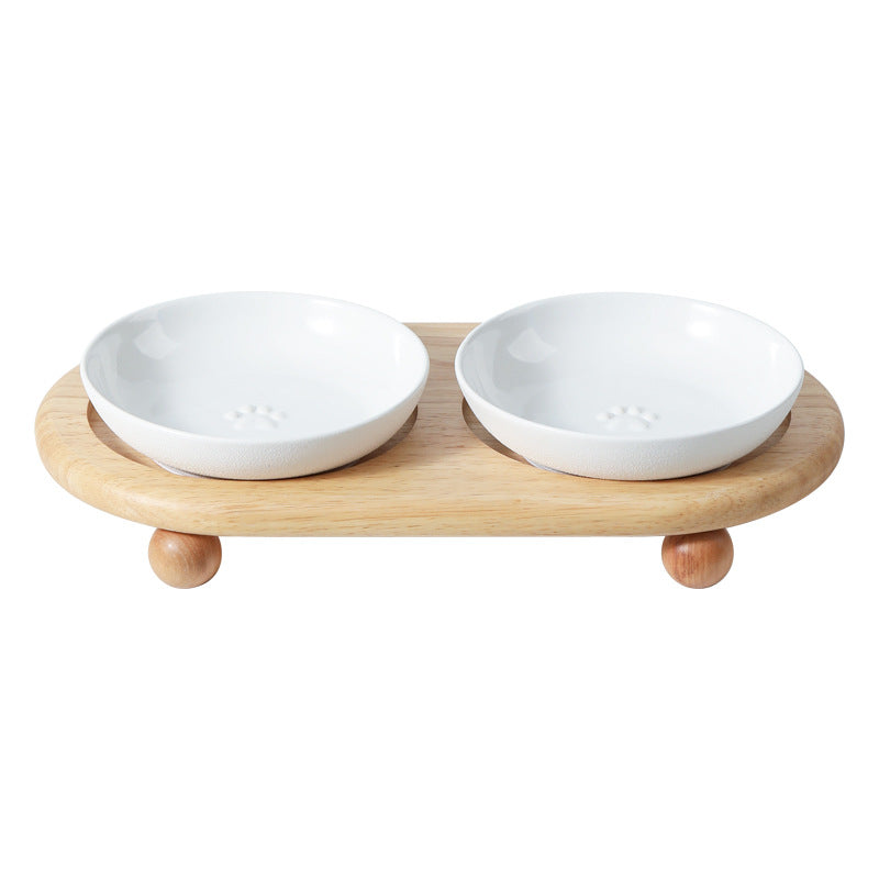 Ceramic Silicone Mat Non-Slip Cat Dog Feeding Bowl
