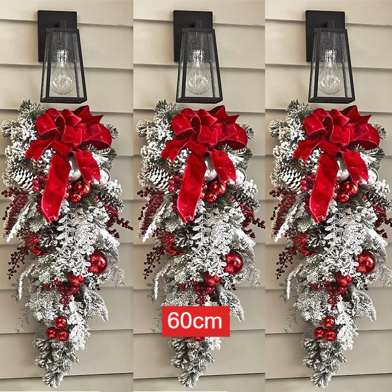 Christmas Flocking Garland Set